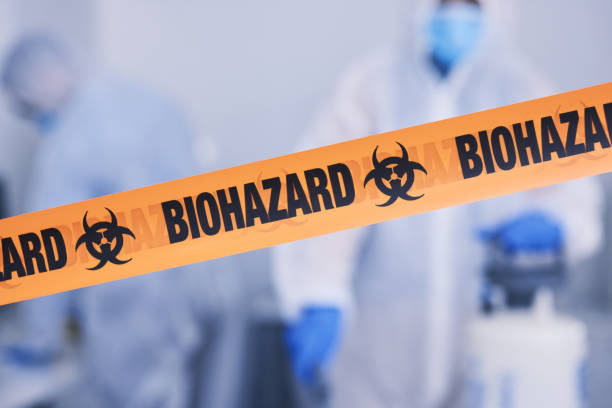 Professional Blood Cleanup technician working in Merrimack, NH